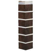 Угол наружный Альта-Профиль Кирпич Рустикальный Цвет №6