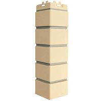 Угол наружный Grand Line Клинкерный кирпич Design Бежевый со швом RAL 7006 390х120х120 мм