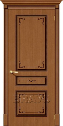 Межкомнатная шпонированная дверь Стандарт Классика ПГ Орех - купить в интернет-магазине Diopt.ru