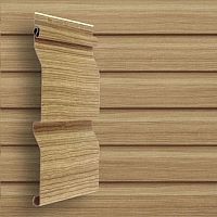 Сайдинг виниловый Grand Line Tundra D4,4 Корабельный брус Клен 3600х224 мм