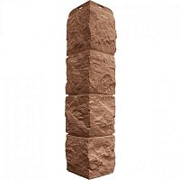 Угол наружный Туф ЭКО Терракотовый