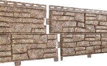 Фасадная панель Сланец Бурый