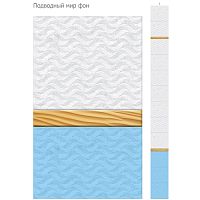 Стеновая панель ПВХ Кронапласт Unique Подводный мир фоновая 2700х250мм