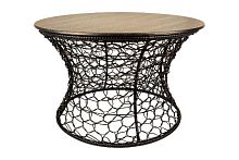 Стол Бонго Классика макси черный, диаметр 0,80 м