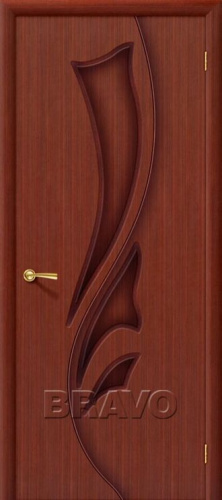 Межкомнатная шпонированная дверь Стандарт Эксклюзив ПГ макоре - купить в интернет-магазине Diopt.ru