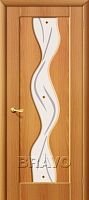 Межкомнатная дверь с ПВХ-пленкой Старт Вираж Плюс ПО, миланский орех
