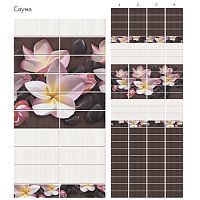 Стеновая панель ПВХ Кронапласт Unique Сауна узор