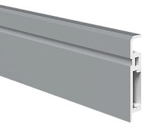 Плинтус ПВХ FA 031_Серебристо-серый