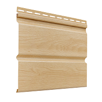 Сайдинг виниловый  Альта Брус Люкс Каштан 3000х250 мм