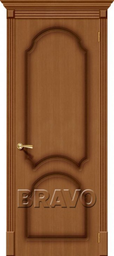 Межкомнатная шпонированная дверь Стандарт Соната ПГ орех - купить в интернет-магазине Diopt.ru