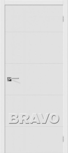 Межкомнатная окрашенная дверь Граффити-2 Белый - купить в интернет-магазине Diopt.ru