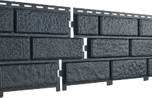 Фасадная панель Кирпич Графитовый