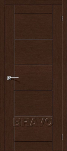 Межкомнатная шпонированная дверь Граффити-4 венге - купить в интернет-магазине Diopt.ru
