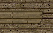 Фасадная панель Ригельный кирпич Латунь