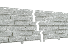 Фасадная панель Кварцит Светло-серый