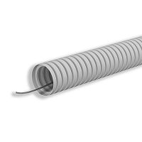 Труба гофрированная ПВХ с зондом Ф25 (бухта) "Идеал"