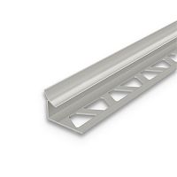 Раскладка внутренняя для плитки 8мм 2,5м "Идеал", Дымчатый