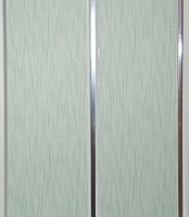 Стеновая панель ПВХ Dekor Panel Софито Штрих зеленый 3000х200х8 мм