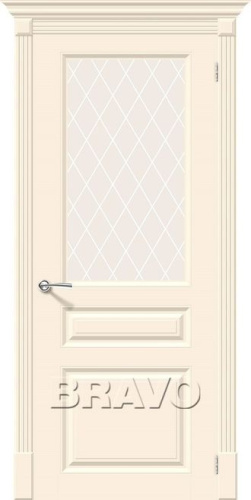 Межкомнатная окрашенная дверь Скинни-15.1 Cream - купить в интернет-магазине Diopt.ru