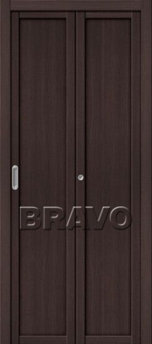 Складная дверь с Эко шпоном Твигги M1 Wenge Veralinga - купить в интернет-магазине Diopt.ru