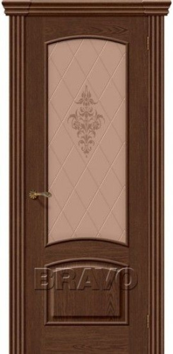 Межкомнатная шпонированная дверь Элит Амальфи ПО Виски - купить в интернет-магазине Diopt.ru