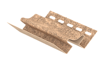 Угол внутренний (Ю-пласт) Кирпич Бежевый