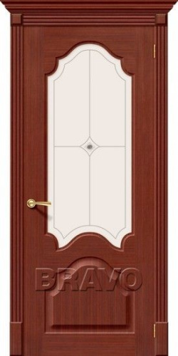 Межкомнатная шпонированная дверь Афина ПО макоре - купить в интернет-магазине Diopt.ru