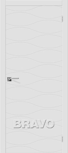 Межкомнатная окрашенная дверь Граффити-3 белый - купить в интернет-магазине Diopt.ru