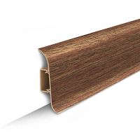 Плинтус напольный с центральной планкой  85мм  2,2м "Идеал Классик", 341 Ольха