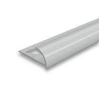 Раскладка наружная для плитки 8мм 2,5м "Идеал", Светло-серый