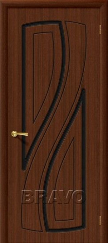 Межкомнатная шпонированная дверь Стандарт Лагуна ПГ Шоколад - купить в интернет-магазине Diopt.ru