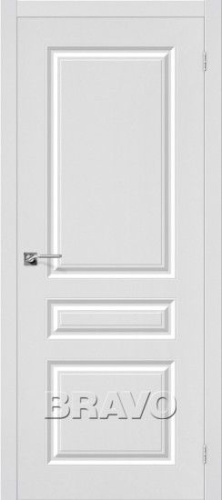 Межкомнатная дверь с ПВХ-пленкой Статус-14 ПГ Белый - купить в интернет-магазине Diopt.ru