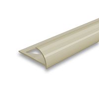 Раскладка наружная для плитки 8мм 2,5м "Идеал", Бежевый