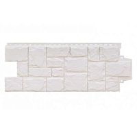 Фасадная панель Grand Line Крупный камень Classic Молочный 982х383 мм
