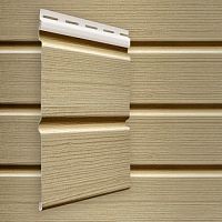 Сайдинг виниловый Grand Line Double-Брус Design Tundra Ясень 3000х291 мм