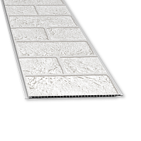 Панель стеновая "Идеал Ламини" 191 Кирпич серый