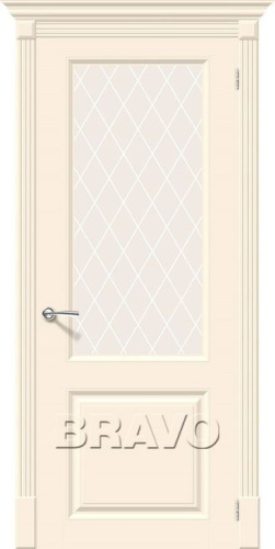 Межкомнатная окрашенная дверь Скинни-13 Cream - купить в интернет-магазине Diopt.ru
