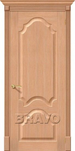 Межкомнатная шпонированная дверь Афина ПГ дуб - купить в интернет-магазине Diopt.ru