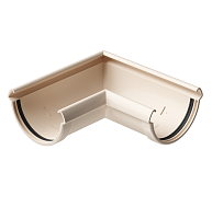 Угловой элемент желоба 90° Docke Lux Латте