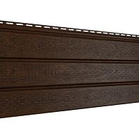 Софит Ю-Пласт Pro под дерево полностью перфорированный Орех темный