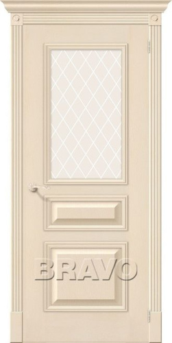 Межкомнатная шпонированная дверь Вуд Классик-15.1 Ivory - купить в интернет-магазине Diopt.ru