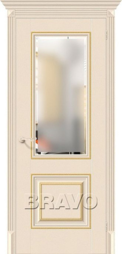 Межкомнатная дверь с эко шпоном Классико-33G-27 Ivory - купить в интернет-магазине Diopt.ru