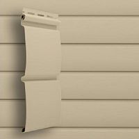 Сайдинг виниловый Grand Line Amerika D4,8 Блок-хаус Бежевый 3000х244 мм