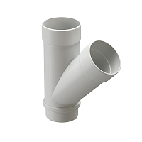 Тройник 45° Docke Lux Пломбир