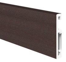 Плинтус ПВХ FG 014_Лиственница темная