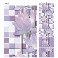 Стеновая панель ПВХ Кронапласт Unique Лотос узор