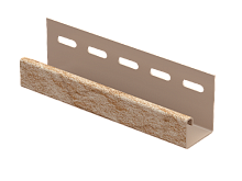 J-Профиль Камень Золотистый