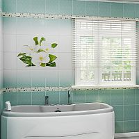 Стеновая панель ПВХ Кронапласт Unique Мишель Васаби 2700х250 мм