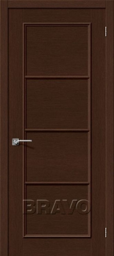 Межкомнатная шпонированная дверь Евро-40 ПГ Венге - купить в интернет-магазине Diopt.ru