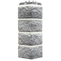 Угол наружный Grand Line Колотый камень Design Plus Гранит с белым швом 392х153х153 мм